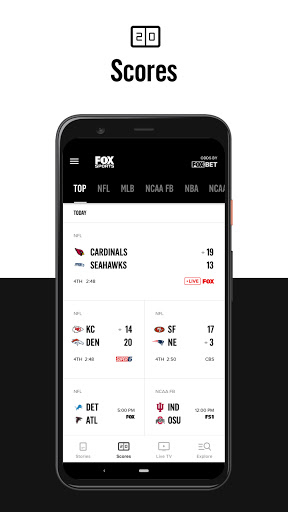 FOX Sports: Latest Stories, Scores & Events screenshot 4