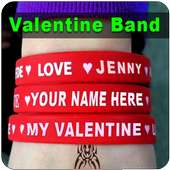 Lover Name on Valentine Band on 9Apps