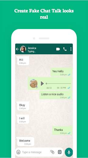 Fake Chat Messenger:  Message Conversations 1 تصوير الشاشة