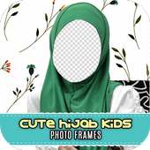 Cute Hijab Kids Photo Frames on 9Apps