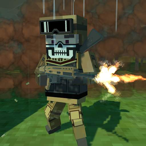 Shooting Blocky Combat Swat GunGame Survival