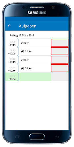 GPS-Buddy Fahrer-app screenshot 3