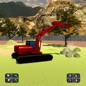 Excavator Sim 3D - big heavy crane game simulator