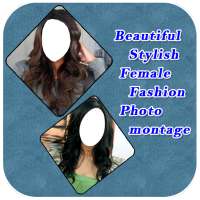 Beautiful Stylish Female Fashion Photo montage
