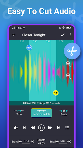 Ringtone Maker - Mp3 Editor & Music Cutter screenshot 2