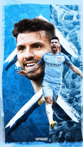 Wallpaper wallpaper, sport, football, player, Sergio Aguero, Manchester  City for mobile and desktop, section спорт, resolution 1920x1080 - download