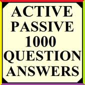 Active Passive Voice 1000 Question Answers