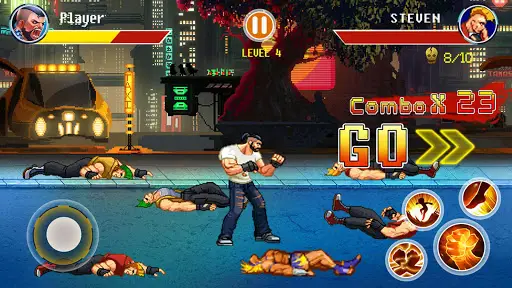 Street fighting games:classic king fighter game by lv xiaofeng
