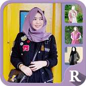 Hijab Fashion Photo Suit on 9Apps