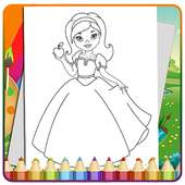 Princess coloring pages game