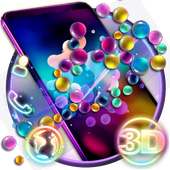 3D Neon Colorful Ball Gravity Theme