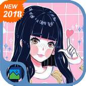 Pastel Girl - Girl in pastel colors on 9Apps