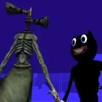 Mongo e Drongo em 3 episódios com Siren Head e Cartoon Cat e Baldi''s Basic  em desenho animado 