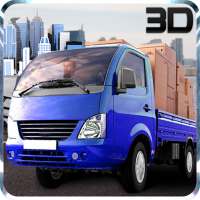 سائق شاحنة صغيرة النقل 3D