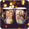 Coffee Cup Dual Photo Frame