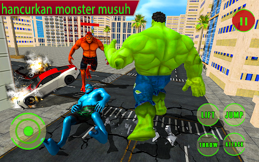 Pertempuran kota pahlawan monster yang luar biasa screenshot 4