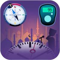Prayer times - Qibla Direction & Tasbeeh Counter on 9Apps