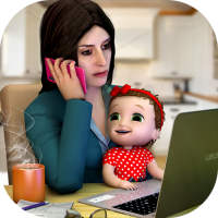 Mother's Office Job & Baby Life Simulator