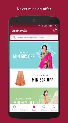 Craftsvilla - Sarees Suits Jewellery Shopping App screenshot 2