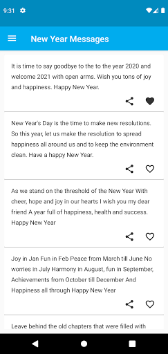 2021 New Year Messages screenshot 6