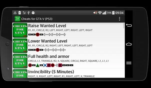 GTA 5 PS3 Cheat Codes