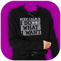 Women Trendy Sweatshirt Suit Photo Editor on 9Apps