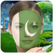 Pakistan Flag Profile Picture Frame : Face Editor on 9Apps
