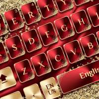 Red Gold Luxury Keyboard on 9Apps
