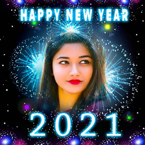Happy New Year Photo Frame 2021