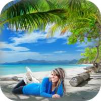 Beach Photo Editor - double pic style exposure new on 9Apps