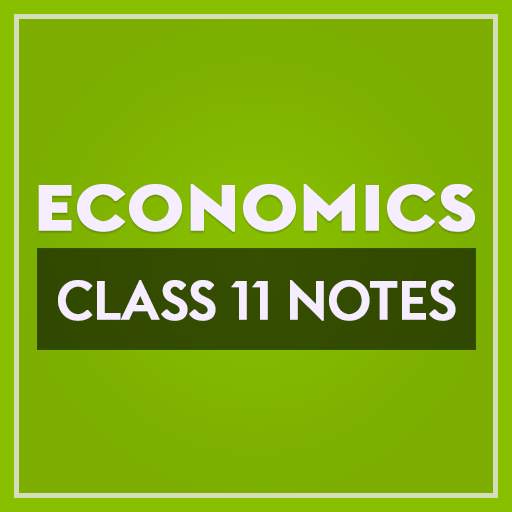 Class 11 Economics Note