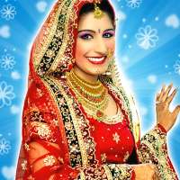 Indian Wedding girl makeover: Reception party