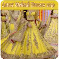 Latest Mehndi Dresses 2019