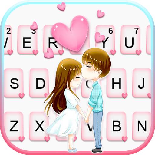 Romantic Couple Heart Keyboard Theme