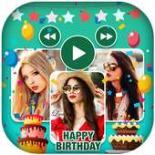 Birthday Music Video Maker - Birthday Slideshow on 9Apps