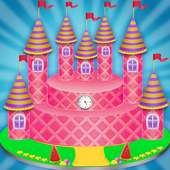 Princess castle kue pengantin memasak: pembuat