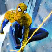 Herói super-aranha:incrível super-heróis cidade