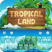 Tropical Lands New Keyboard Theme