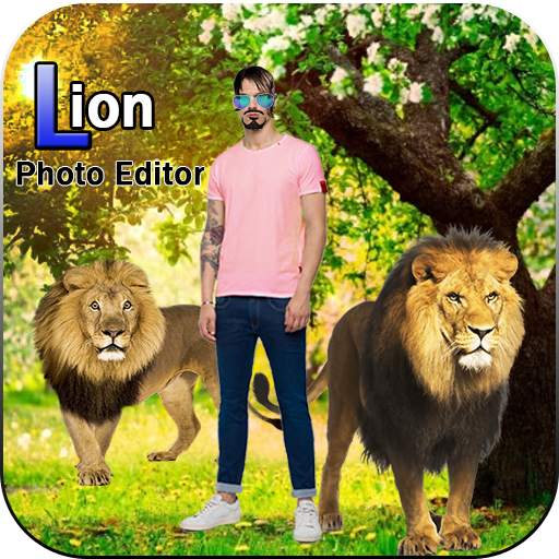 Lion Cut Paste Photo Editor