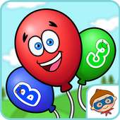 Balloon Pop and Learn - numbers, letters, animals on 9Apps