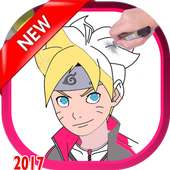 How to Draw Boruto on 9Apps