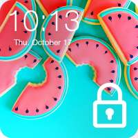 Juicy Watermelon ART Pattern Lock Screen Password on 9Apps