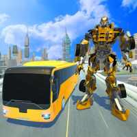 Real Bus Robot Transform - Bus Driving Simulator on 9Apps