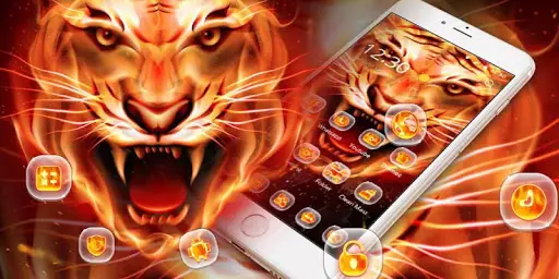 Fire Tiger Wallpaper APK Download 2023 - Free - 9Apps