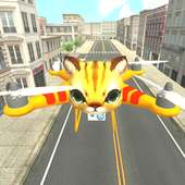 Simulador de vôo drone gato