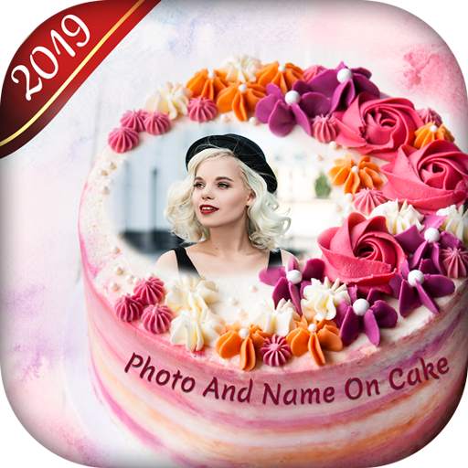 Photo on cake & Name on Cake