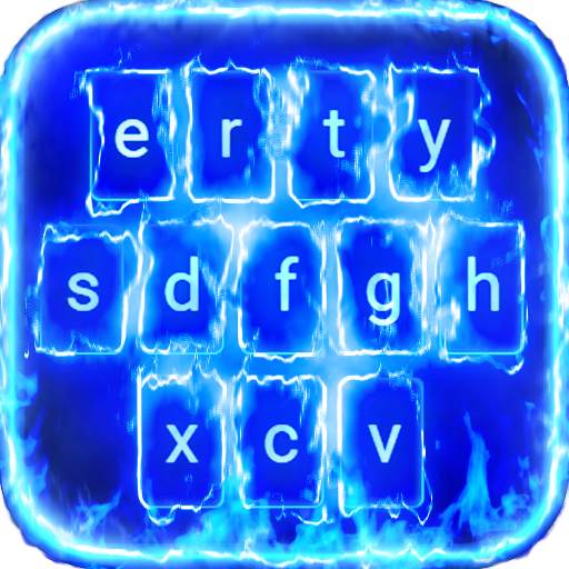 Neon Flames Animated Keyboard   Live Wallpaper