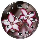 Lily Flower Clock Live WP on 9Apps