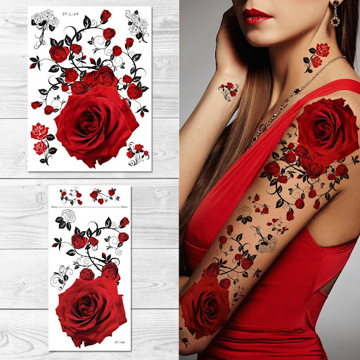 Download tumblr tatto roses  Two Roses Tattoo Design PNG Image with No  Background  PNGkeycom