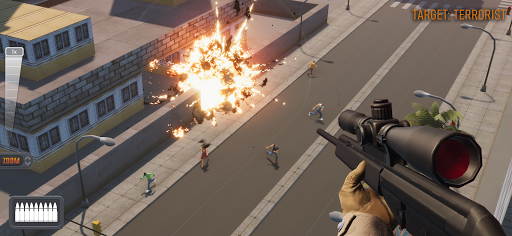Sniper 3D：Waffen Baller Spiele screenshot 8